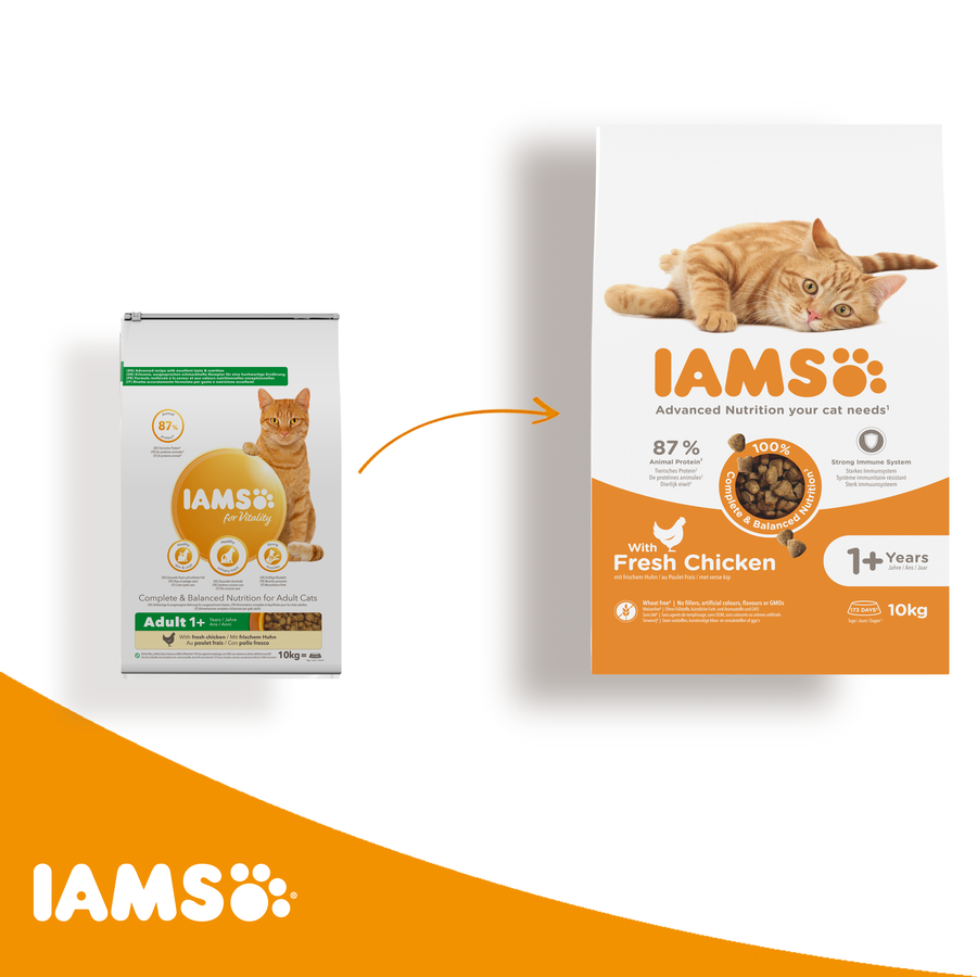 IAMS Advanced Nutrition 1+ Years droogvoer met verse kip voor katten