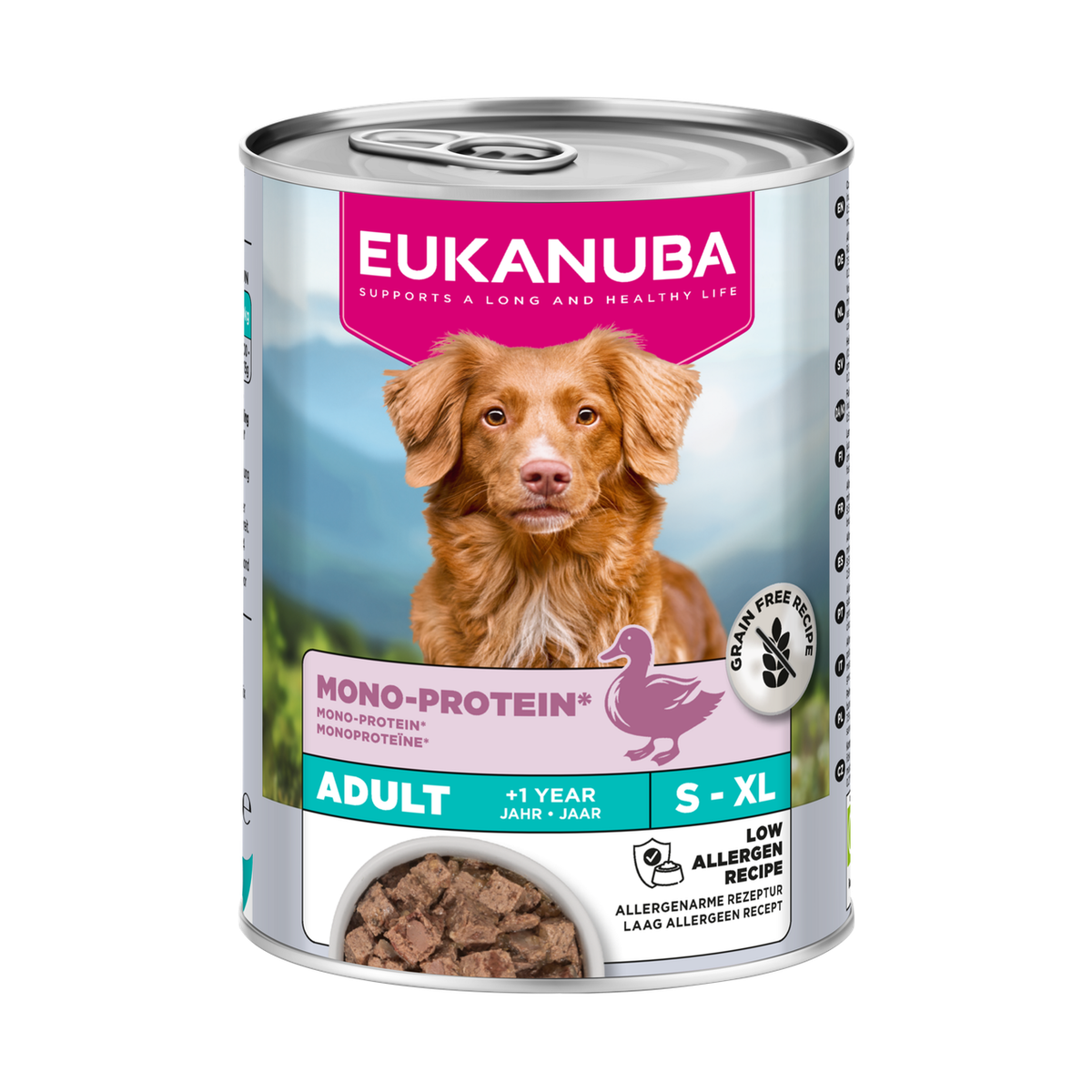 EUKANUBA Special Care natvoer voor volwassen honden, mono-proteïne eend