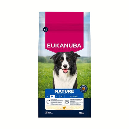 EUKANUBA droog hondenvoer voor middelgrote volwassen honden, rijk aan verse kip