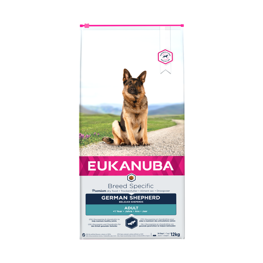 EUKANUBA droog hondenvoer voor volwassen Duitse herders, rijk aan kip
