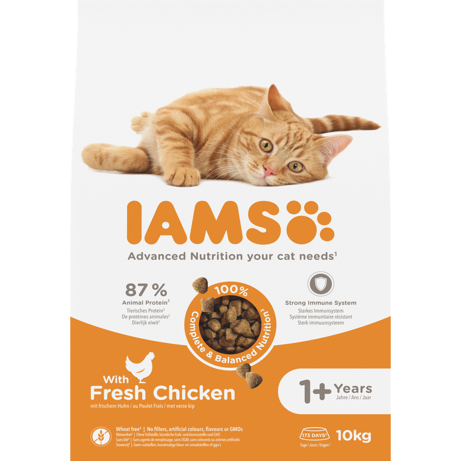 IAMS Advanced Nutrition 1+ Years droogvoer met verse kip voor katten