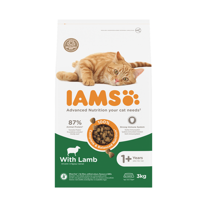 IAMS Advanced Nutrition 1+ Years droogvoer met lam voor katten 3 kg