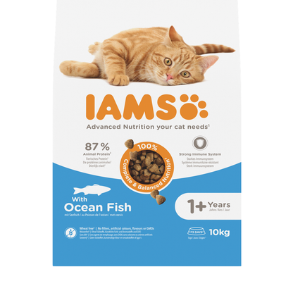 IAMS Advanced Nutrition 1+ Years droogvoer met zeevis voor katten 10 kg