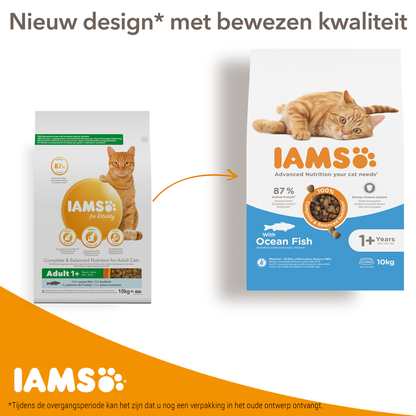IAMS Advanced Nutrition 1+ Years droogvoer met zeevis voor katten