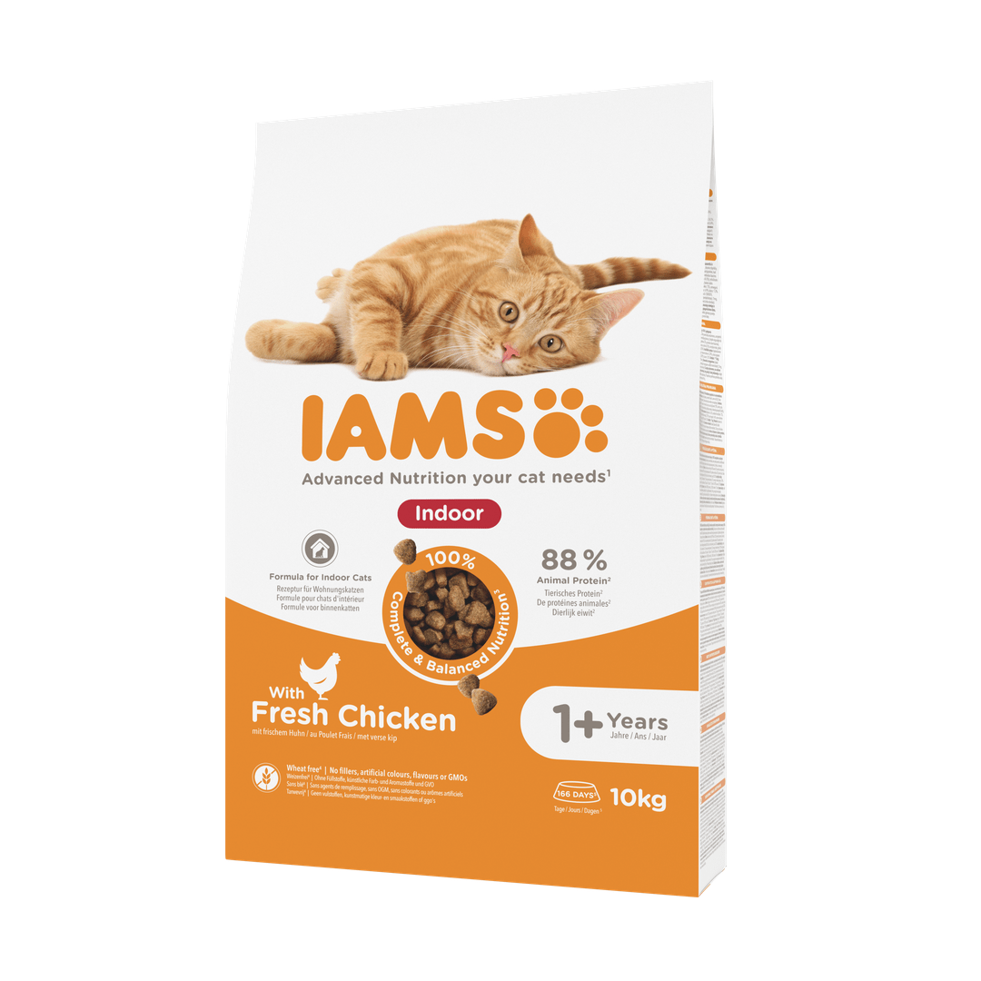 IAMS Advanced Nutrition Indoor 1+ Years droogvoer met verse kip voor katten
