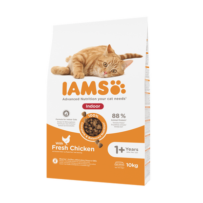 IAMS Advanced Nutrition Indoor 1+ Years droogvoer met verse kip voor katten