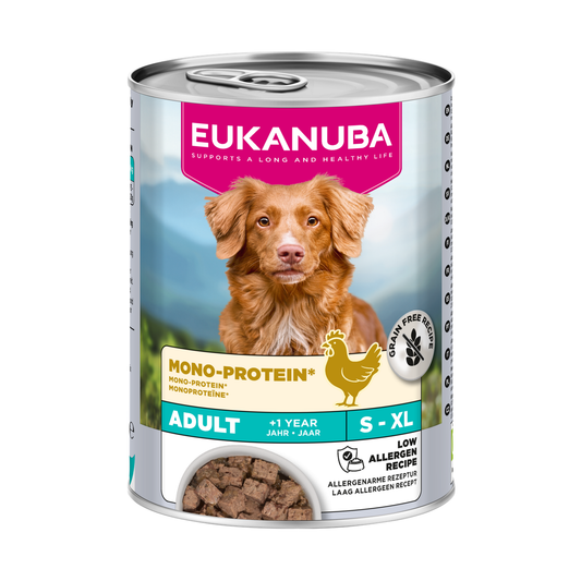 EUKANUBA Special Care natvoer voor volwassen honden, mono-proteïne kip