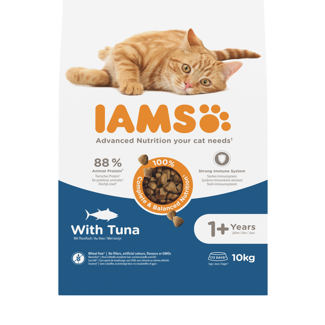 IAMS Advanced Nutrition 1+ Years droogvoer met tonijn voor katten 10 kg