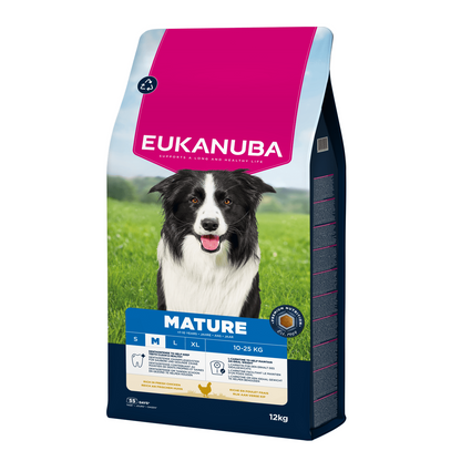 EUKANUBA droog hondenvoer voor middelgrote volwassen honden, rijk aan verse kip
