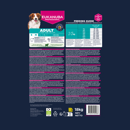 EUKANUBA droogvoer voor kleine en middelgrote volwassen honden, rijk aan lamsvlees en rijst